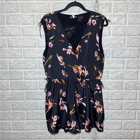 NWT MSRP $298 Joie Keona Floral Romper Women's Size Large - Picture 2 of 7